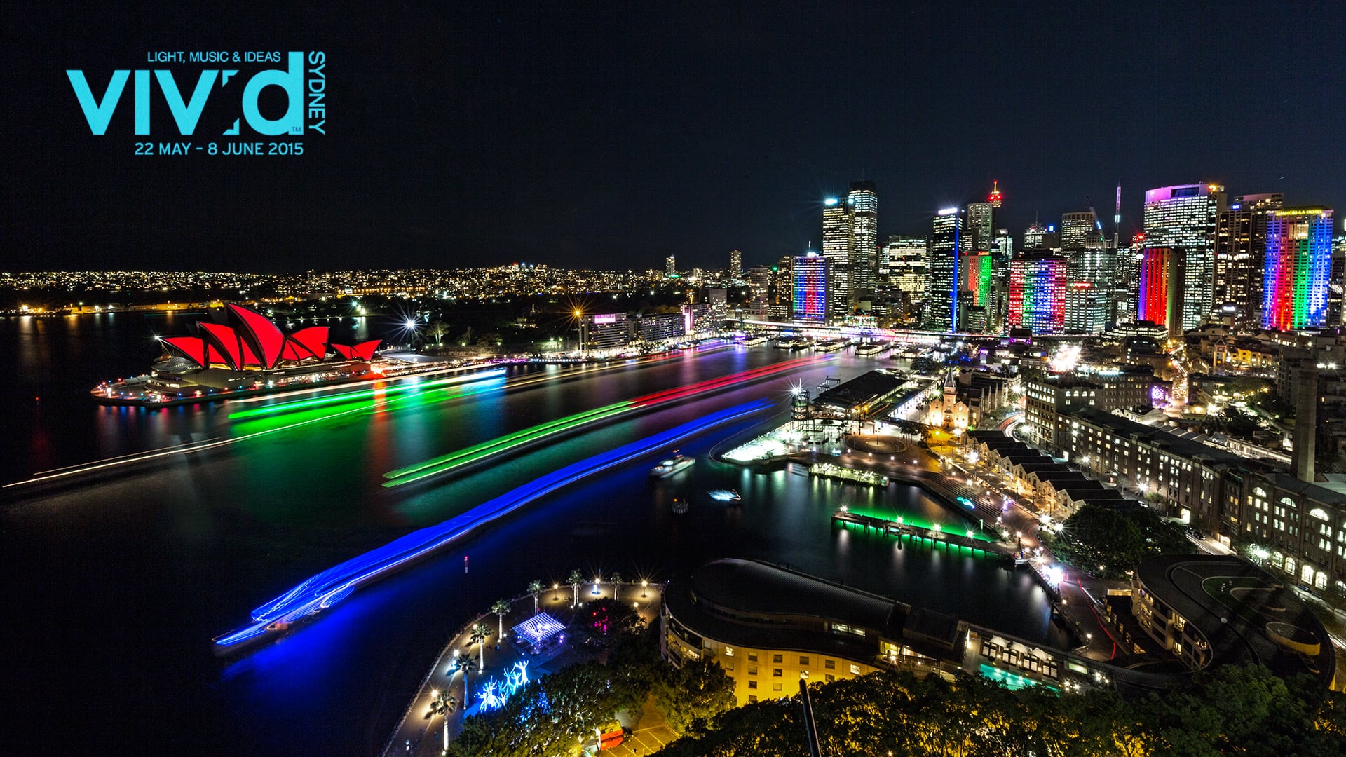 Vivid Sydney 2015 timelapses